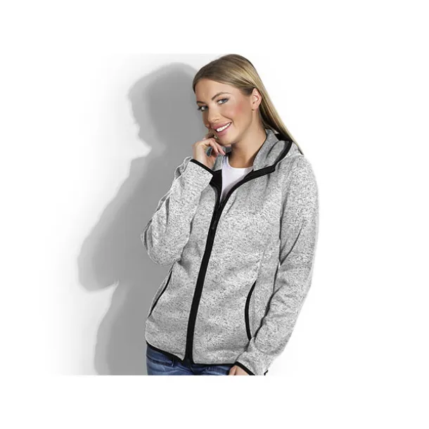 JOKER LADY women’s mélange hooded sweatshirt - EXPLODE Ash gray