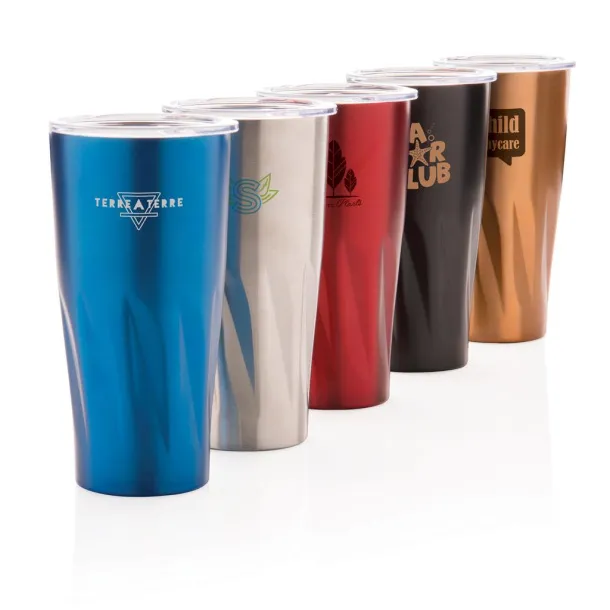  Copper vacuum insulated tumbler - XD Collection Silver