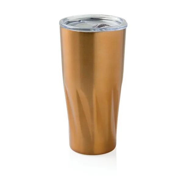  Copper vacuum insulated tumbler - XD Collection Gold 