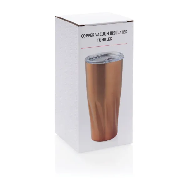  Copper vacuum insulated tumbler - XD Collection Gold 