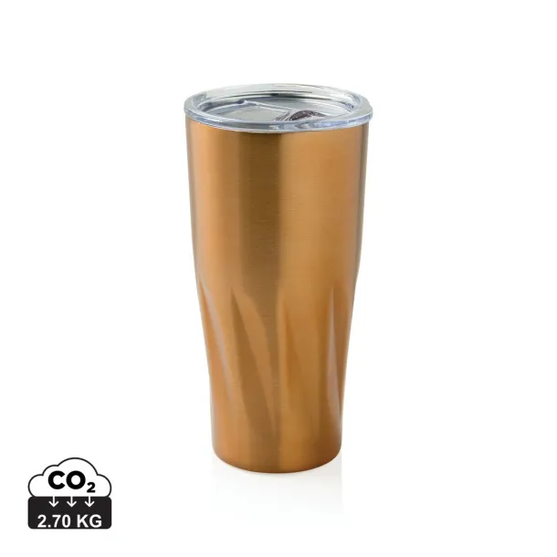  Copper vacuum insulated tumbler - XD Collection Gold 