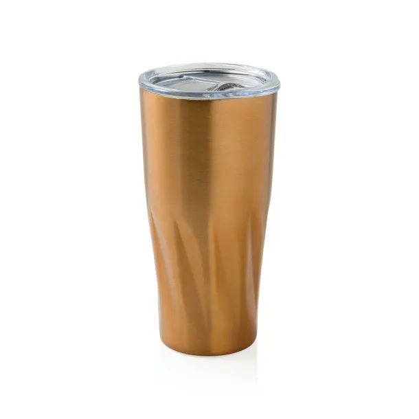  Copper vacuum insulated tumbler - XD Collection Gold 