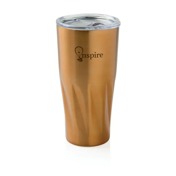  Copper vacuum insulated tumbler - XD Collection Gold 