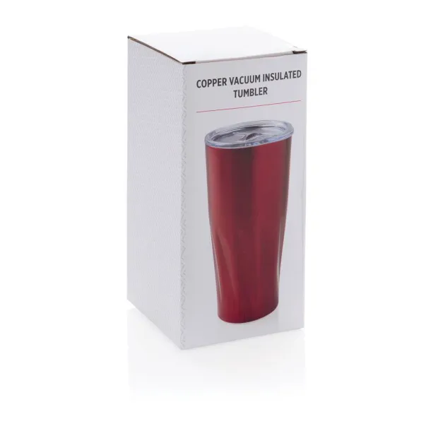  Copper vacuum insulated tumbler - XD Collection Red