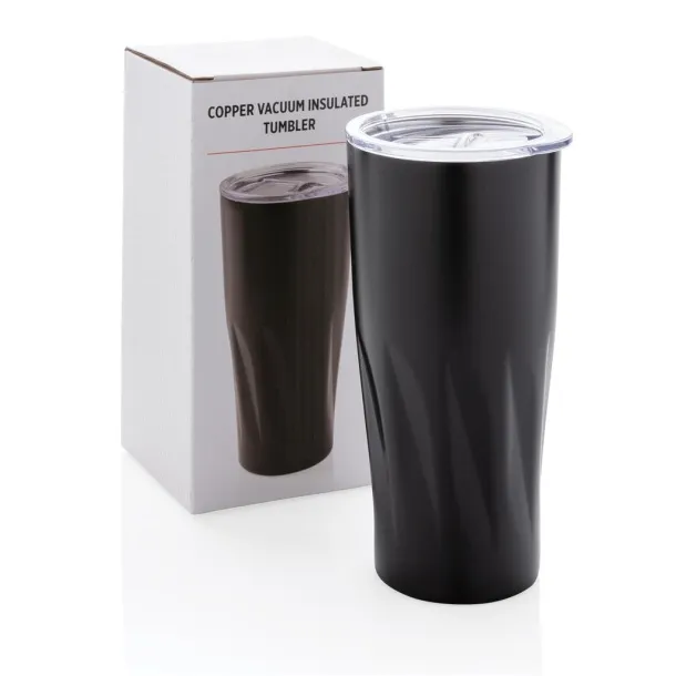  Copper vacuum insulated tumbler - XD Collection Black 