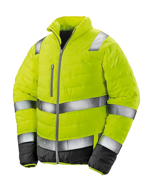  Podstavljena sigurnosna jakna - Result Safe-Guard Fluo Yellow Siva