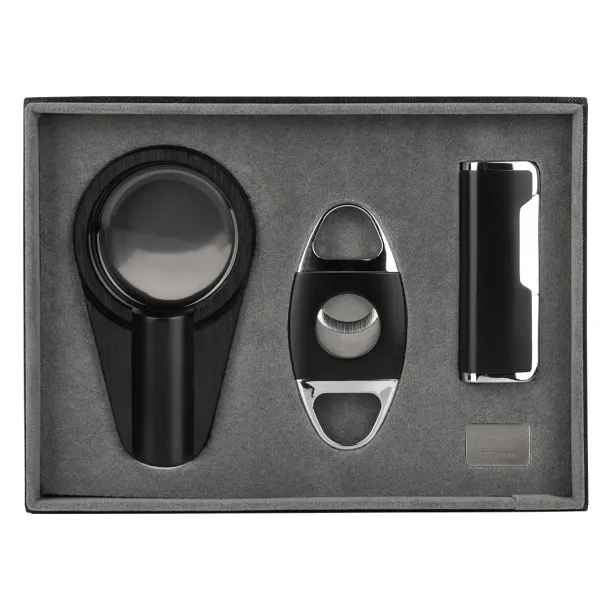 TRIUMPH 3in1 cigar set - ARMY Black