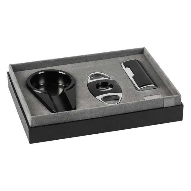 TRIUMPH 3in1 cigar set - ARMY Black