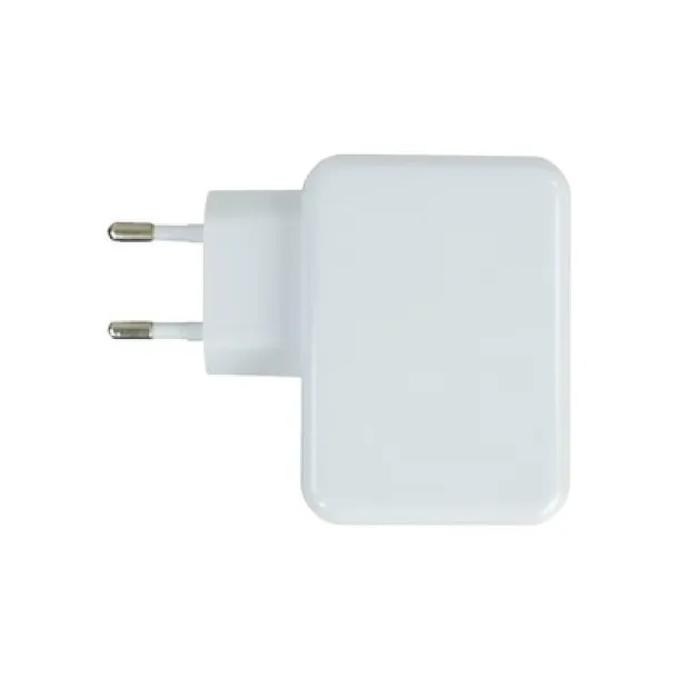  USB wall charger with 4 USB ports 3.1A white