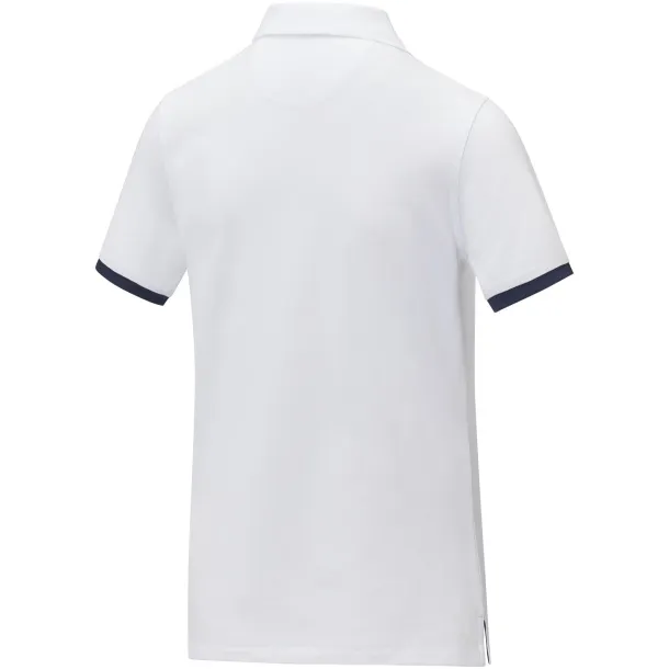 Morgan short sleeve women's duotone polo - Elevate Life White