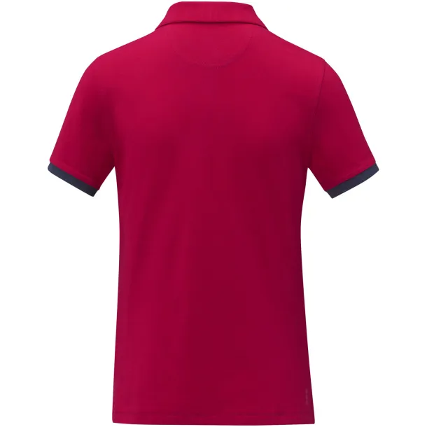 Morgan short sleeve women's duotone polo - Elevate Life Red