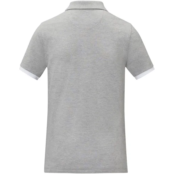 Morgan short sleeve women's duotone polo - Elevate Life Heather grey