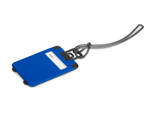 TRAVELER plastic travel tag - BRUNO Blue