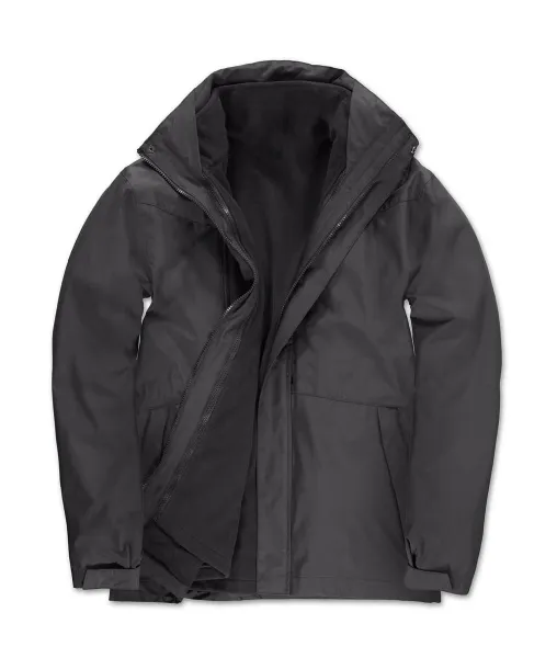  Corporate 3-in-1 Jacket - B&C Outerwear Tamno siva