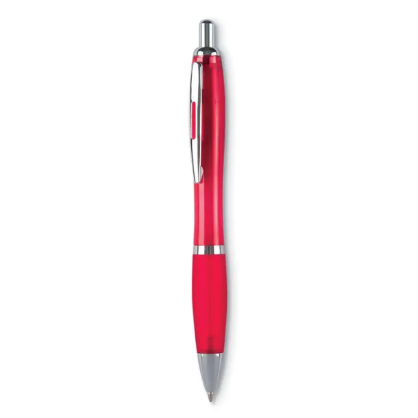 RIOCOLOUR Ball pen transparent red