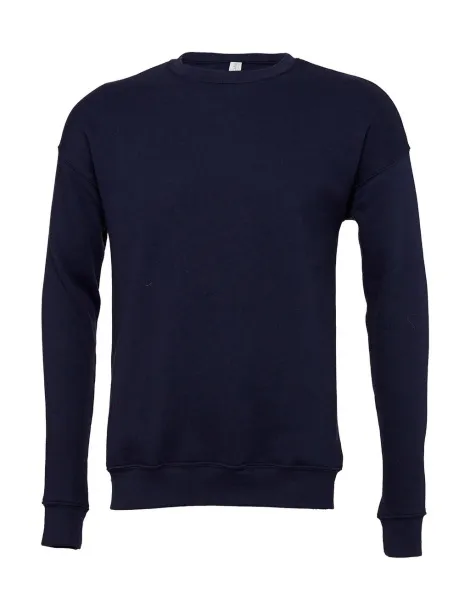  Unisex Drop Shoulder Fleece - Bella+Canvas Navy