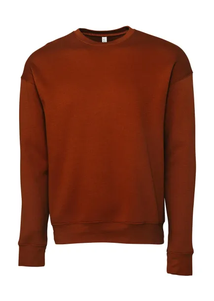  Unisex Drop Shoulder Fleece - Bella+Canvas Brick