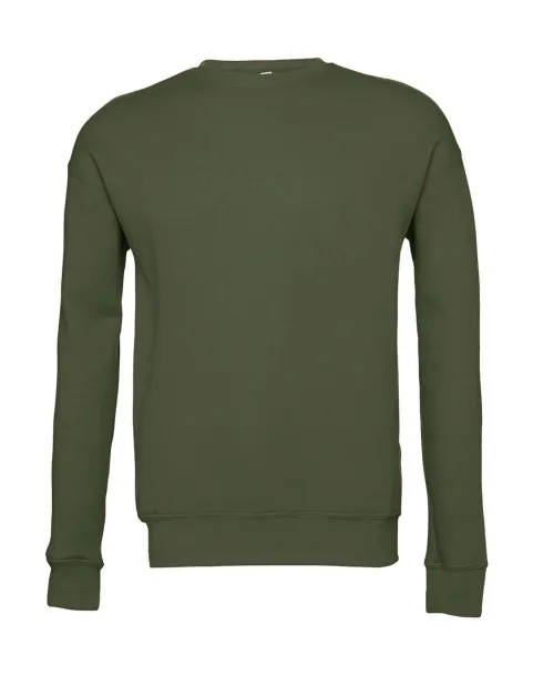  Unisex Drop Shoulder Fleece - Bella+Canvas Military Green