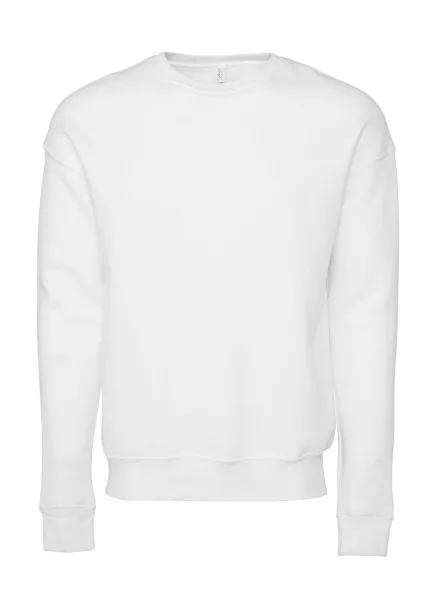  Unisex Drop Shoulder Fleece - Bella+Canvas DTG White