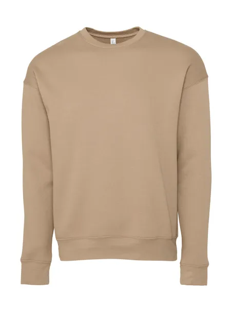  Unisex Drop Shoulder Fleece - Bella+Canvas Tan