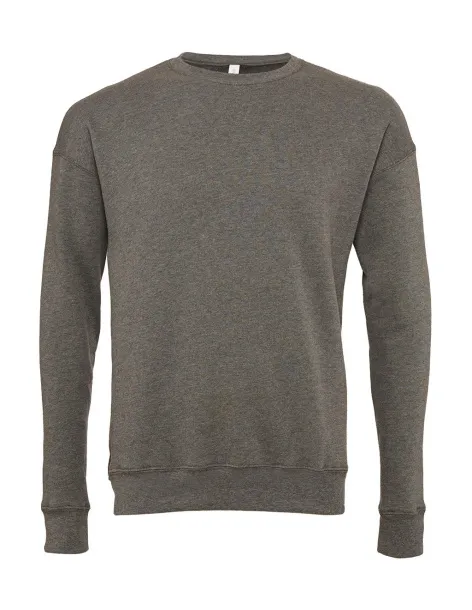  Unisex Drop Shoulder Fleece - Bella+Canvas Deep Heather