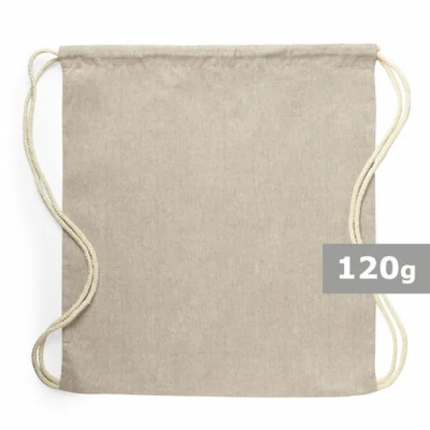  Torba s vezicama od recikliranog pamuka beige