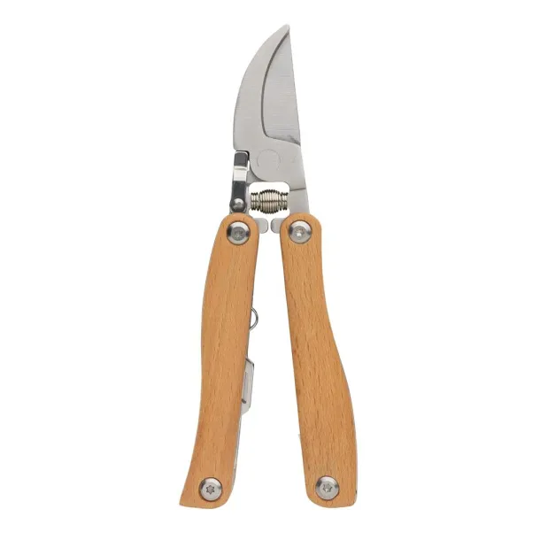  FSC® wooden garden multi tool - XD Collection Brown 