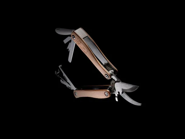  FSC® wooden garden multi tool - XD Collection Brown 