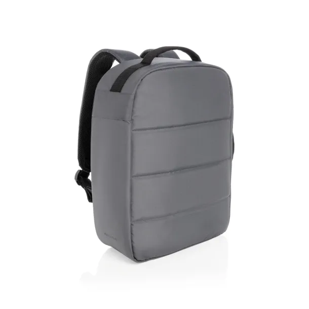  Impact AWARE™ RPET anti-theft 15,6"laptop backpack - XD Xclusive Anthracite 