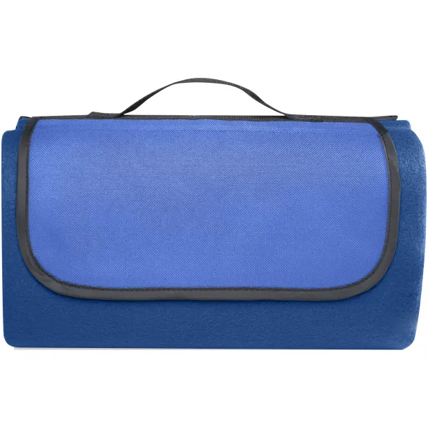 Salvie recycled plastic picnic blanket Royal blue