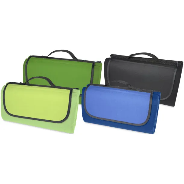 Salvie recycled plastic picnic blanket Crna