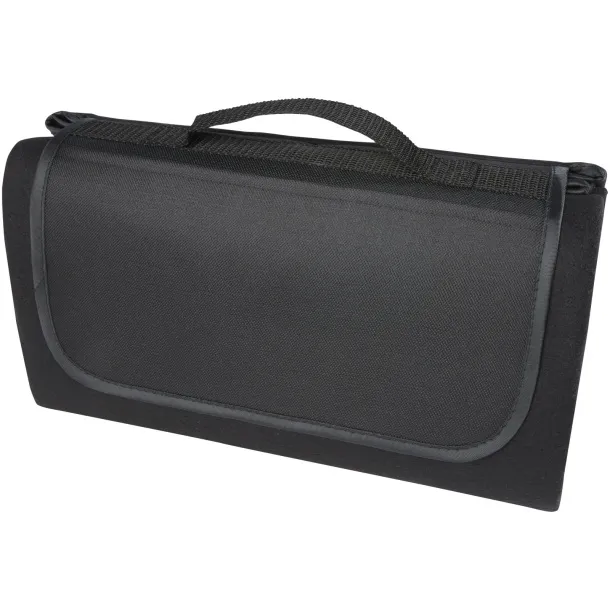 Salvie recycled plastic picnic blanket Crna