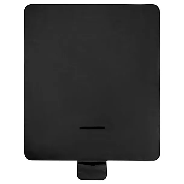 Salvie recycled plastic picnic blanket Crna