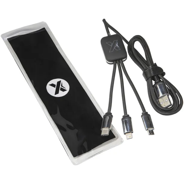 SCX.design C17 Kabel za punjenje s osvjetljenjem - SCX.design Crvena Crna