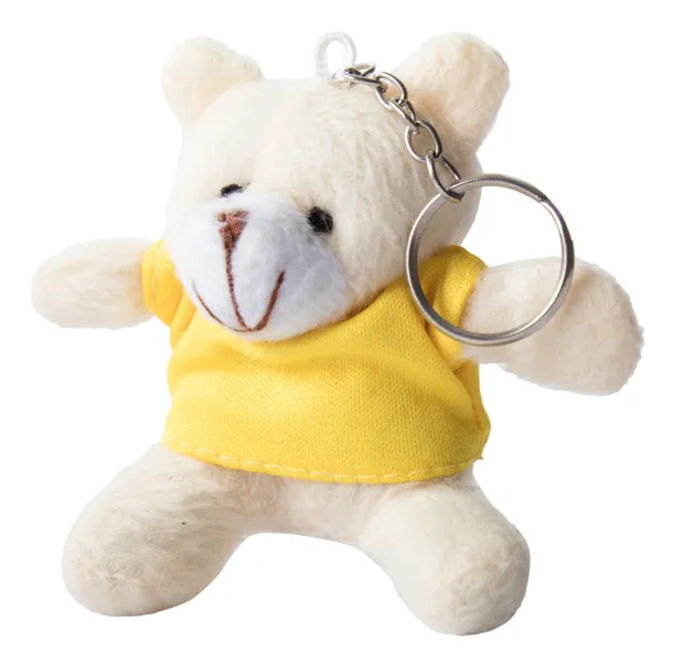 Teddy keyring Yellow