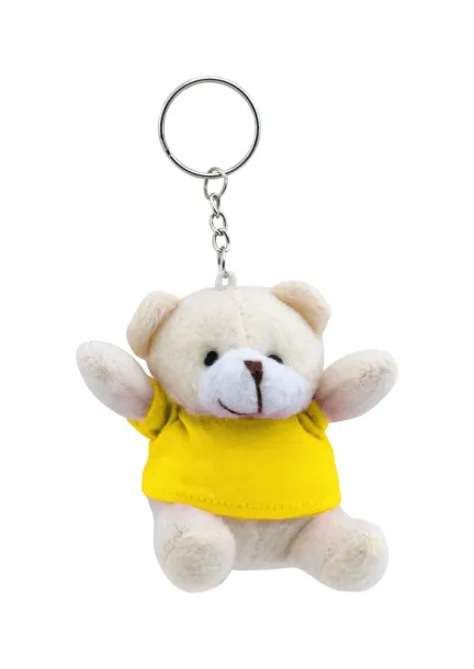 Teddy keyring Yellow