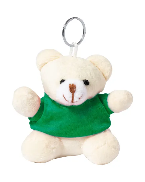 Teddy keyring Green