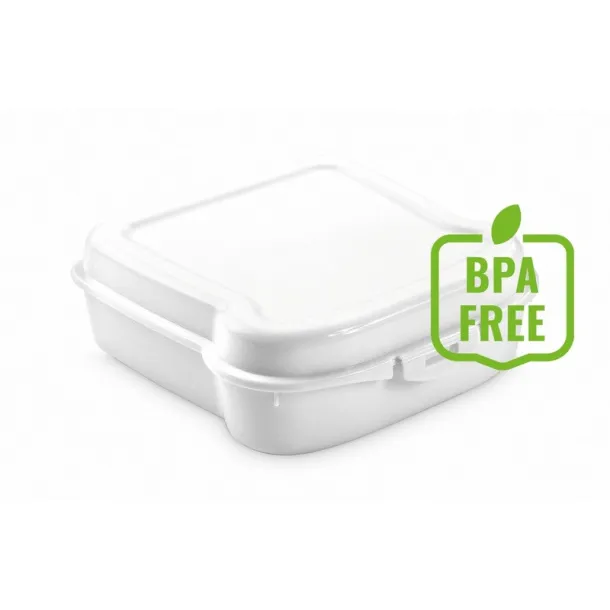  Lunch box "sandwich" 400 ml white