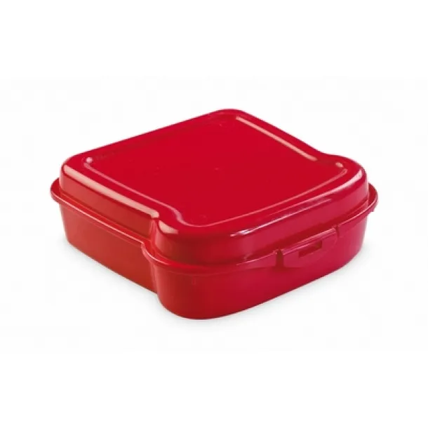  Lunch box "sandwich" 400 ml red