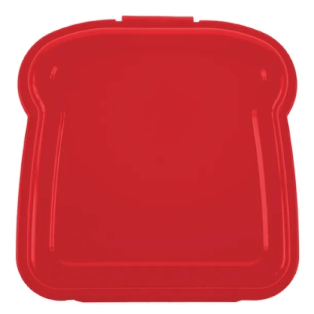  Lunch box "sandwich" 400 ml red