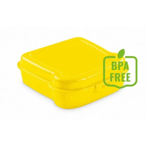  Lunch box "sandwich" 400 ml yellow