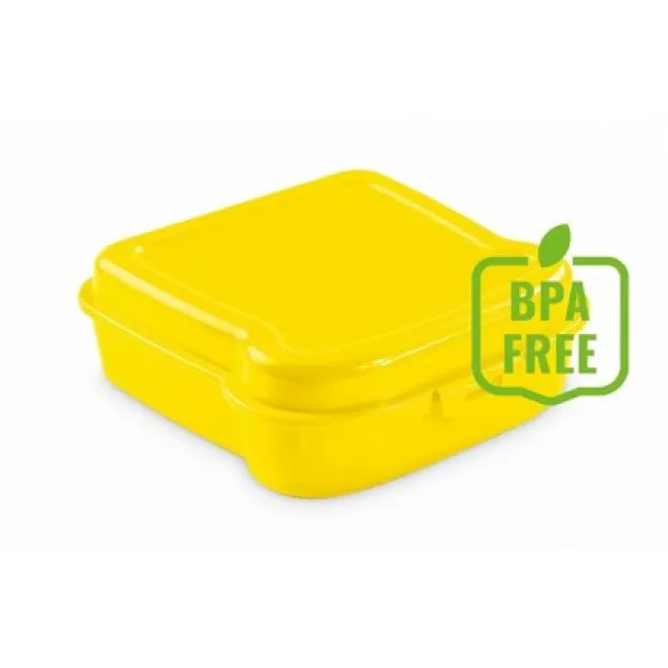  Lunch box "sandwich" 400 ml yellow