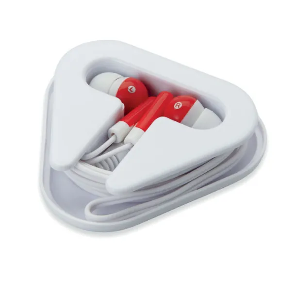 MUSIPLUG Earphones in PS case Red