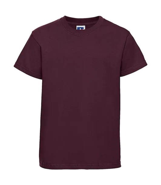  Dječja klasična majica kratkih rukava, 180 g/m² - Russell  burgundac