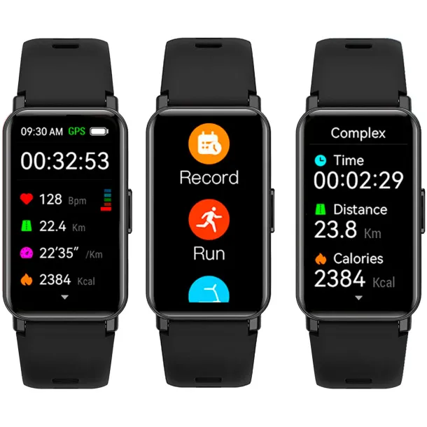 Prixton AT806 multisport smartband with GPS - Prixton Crna