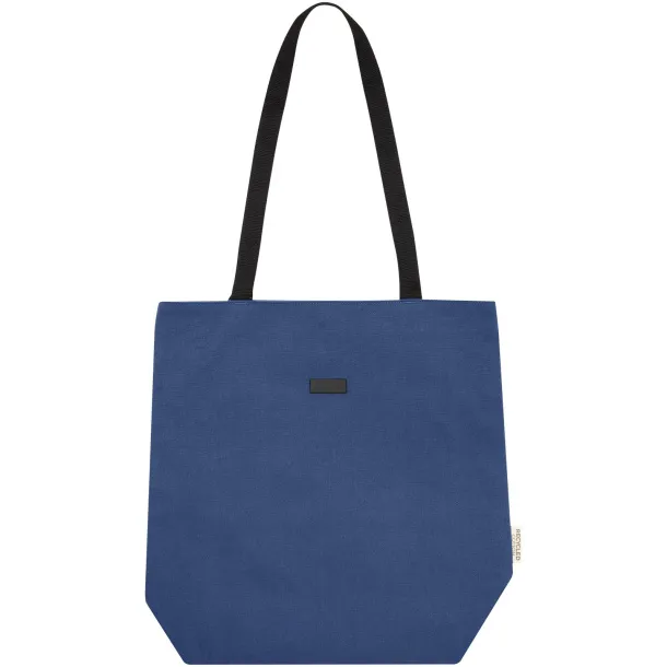 Joey GRS recycled canvas versatile tote bag 14L Navy Blue