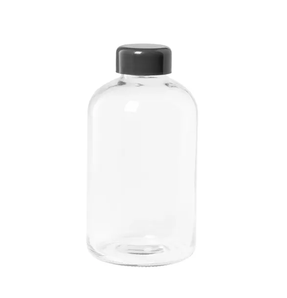 Flaber glass sport bottle Black