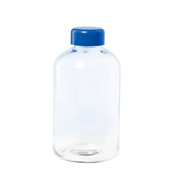 Flaber glass sport bottle Blue