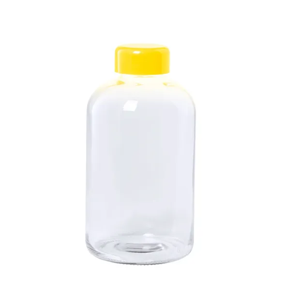 Tesso glass sport bottle Yellow
