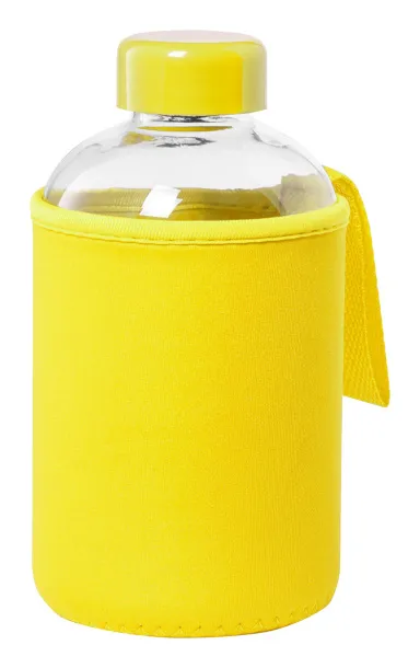 Tesso glass sport bottle Yellow